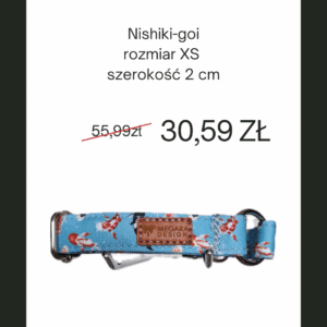 OBROŻA PÓŁZACISK NISHIKI-GOI XS 2 CM