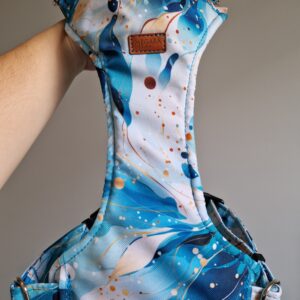 Szelki bezuciski KRYSZTAŁY L 3 cm